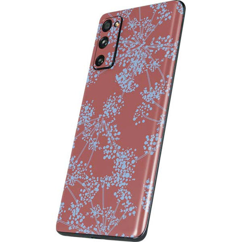 Airy Blue Floral Galaxy S20 Fan Edition Skin